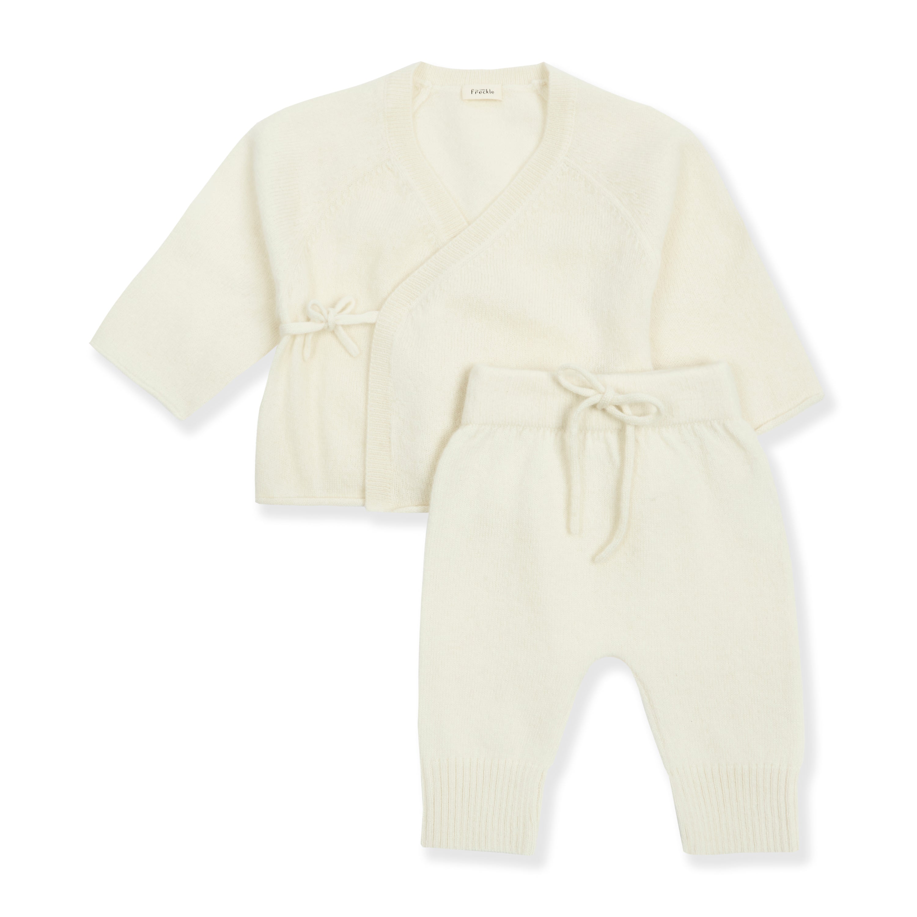 Cashmere Trouser Set Ivory