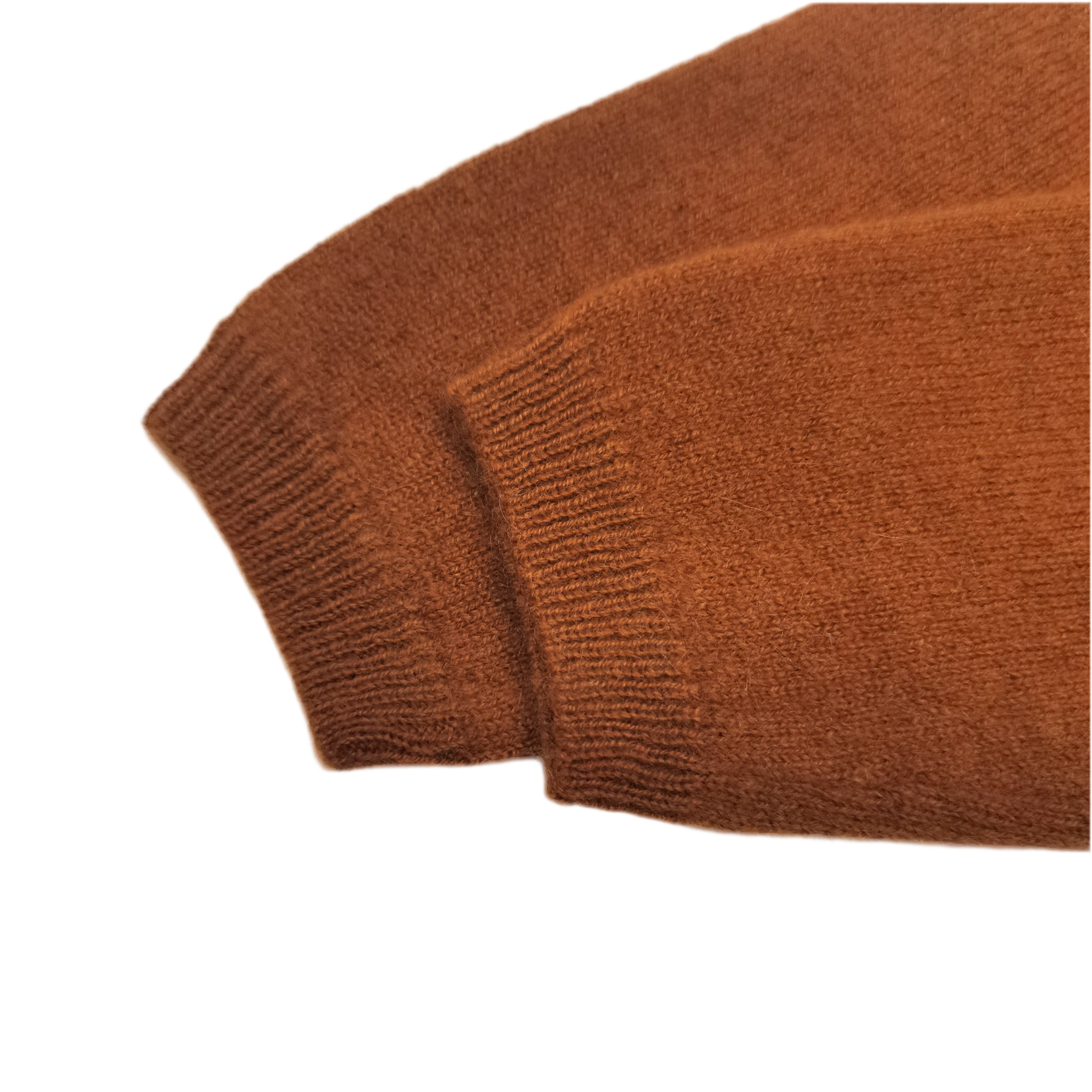Cashmere Babygrow terracotta