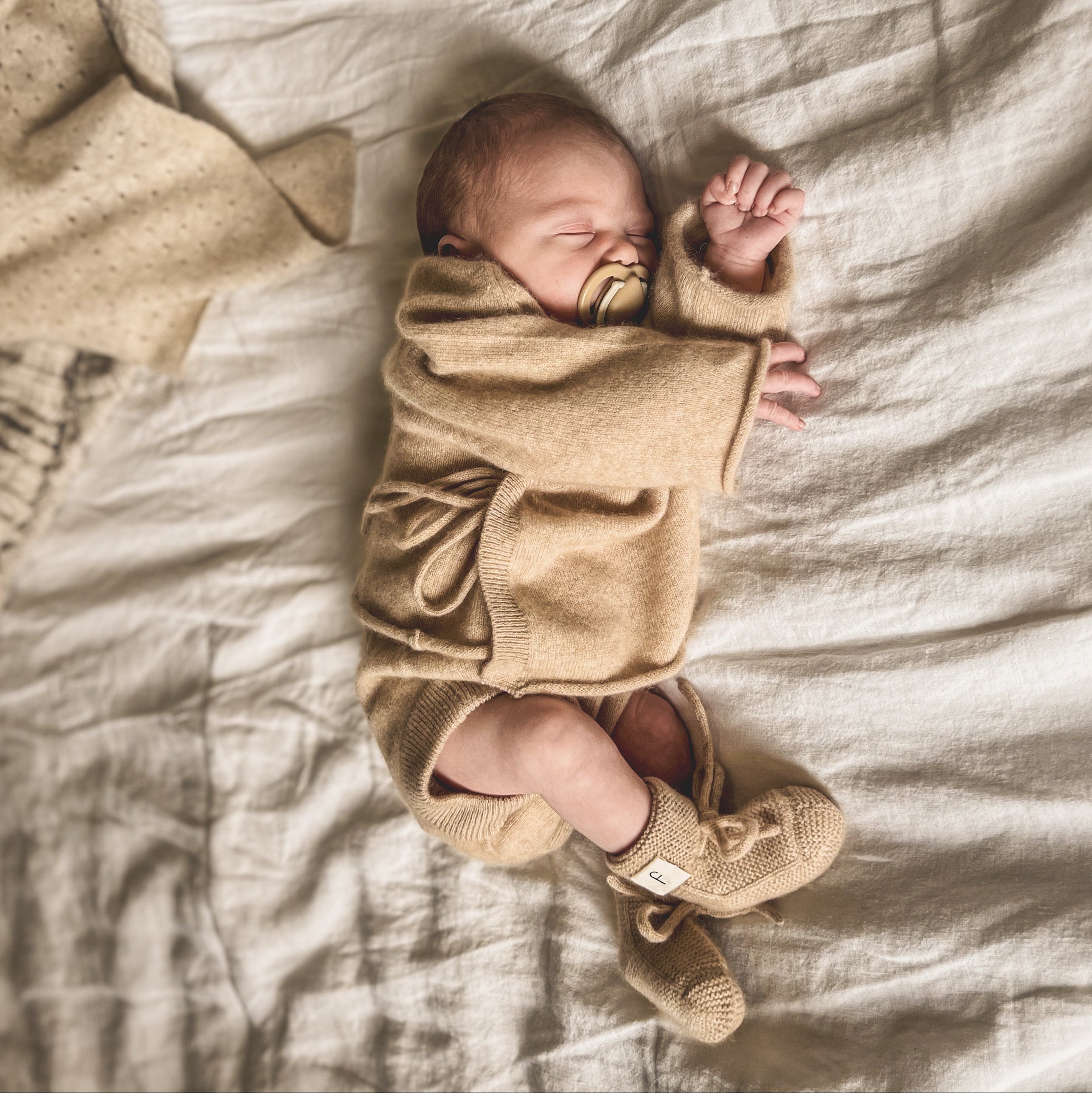Cashmere 2Pc Bloomer Set Caramel