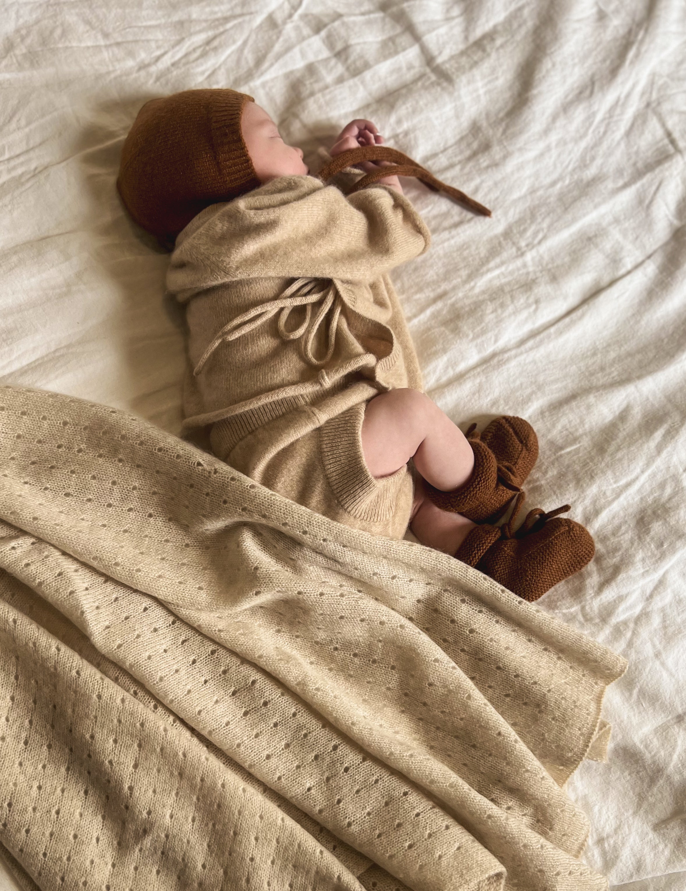 Cashmere Bonnet warm terracotta