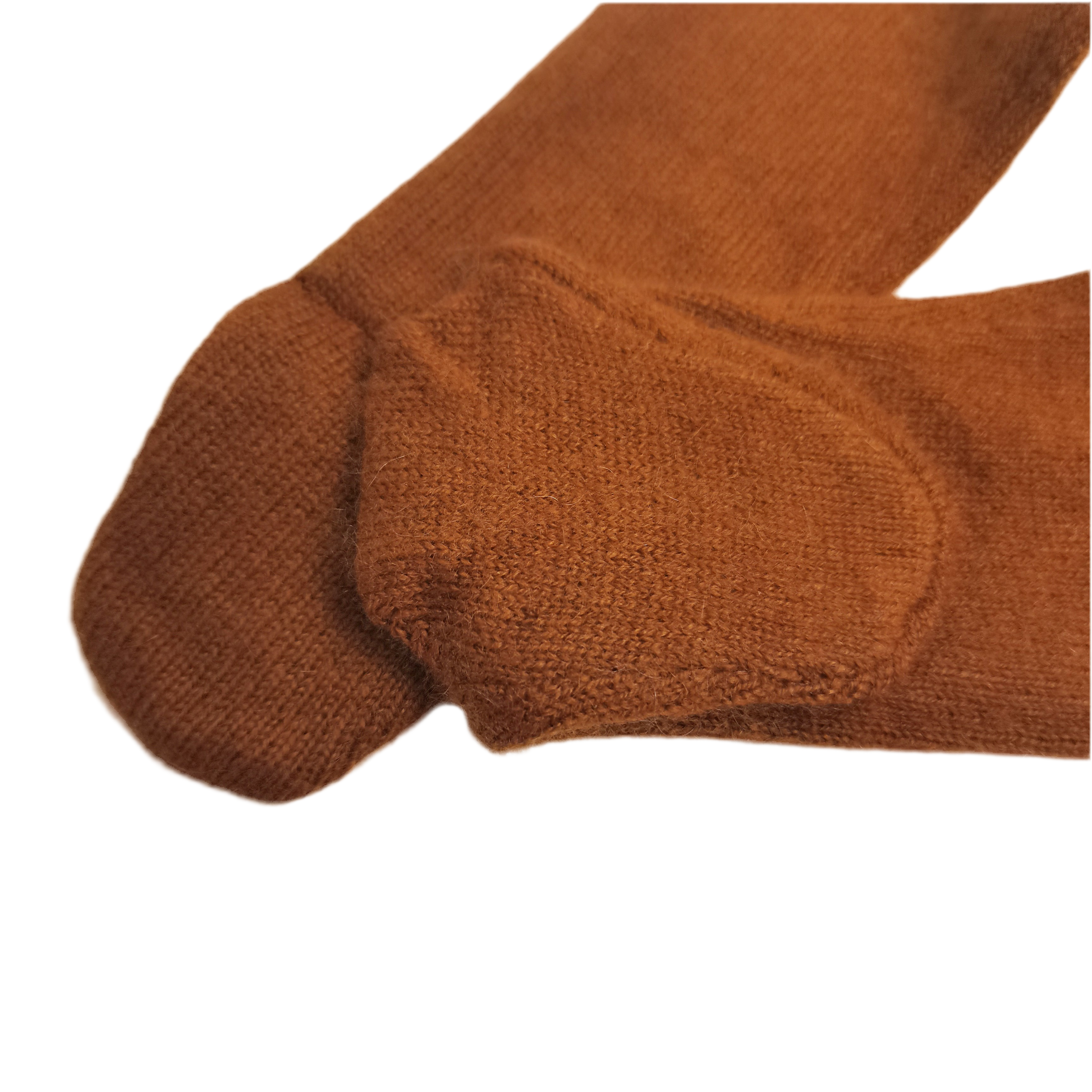 Cashmere Babygrow terracotta