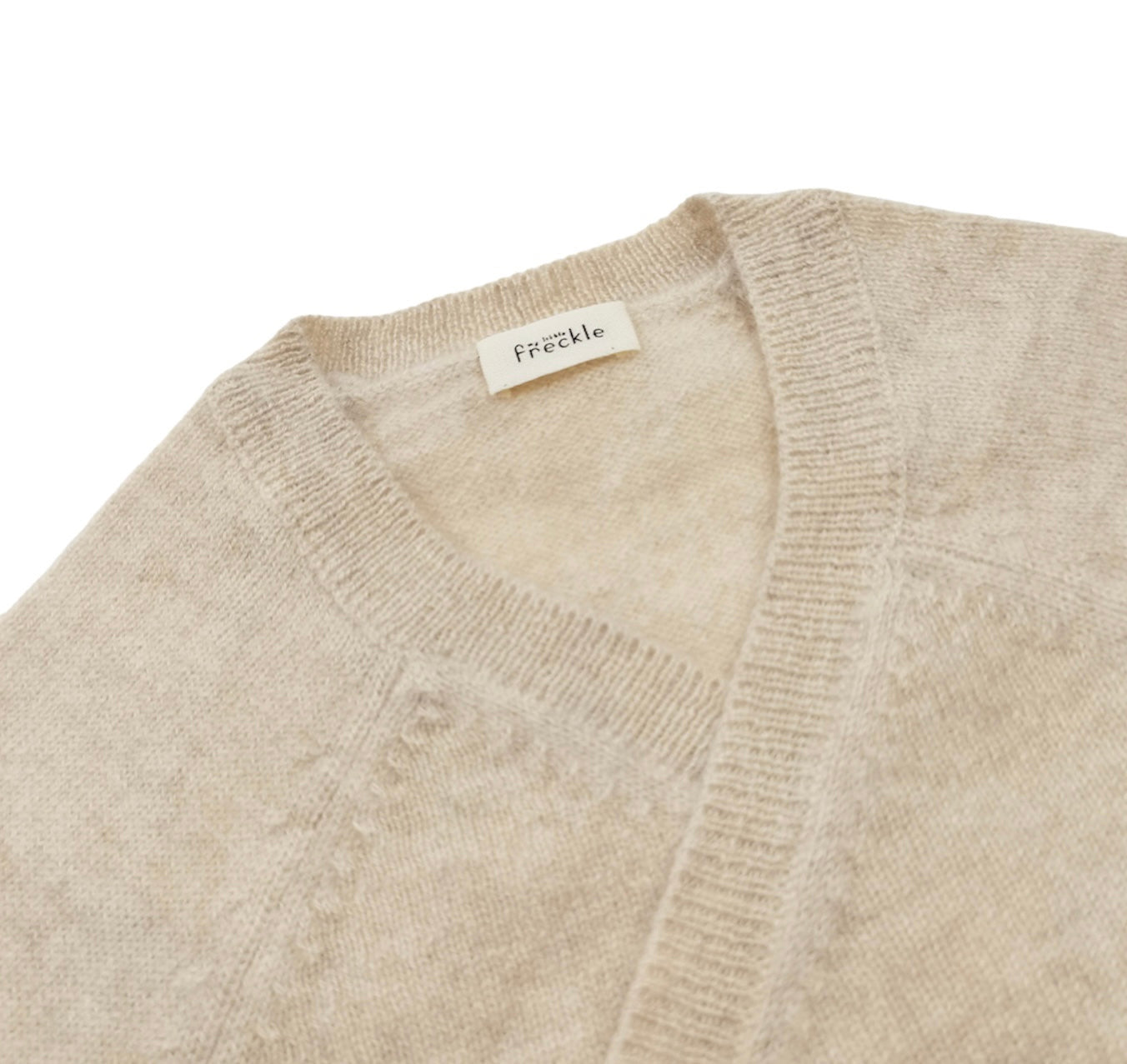 Cashmere Kimono Cardigan Almond
