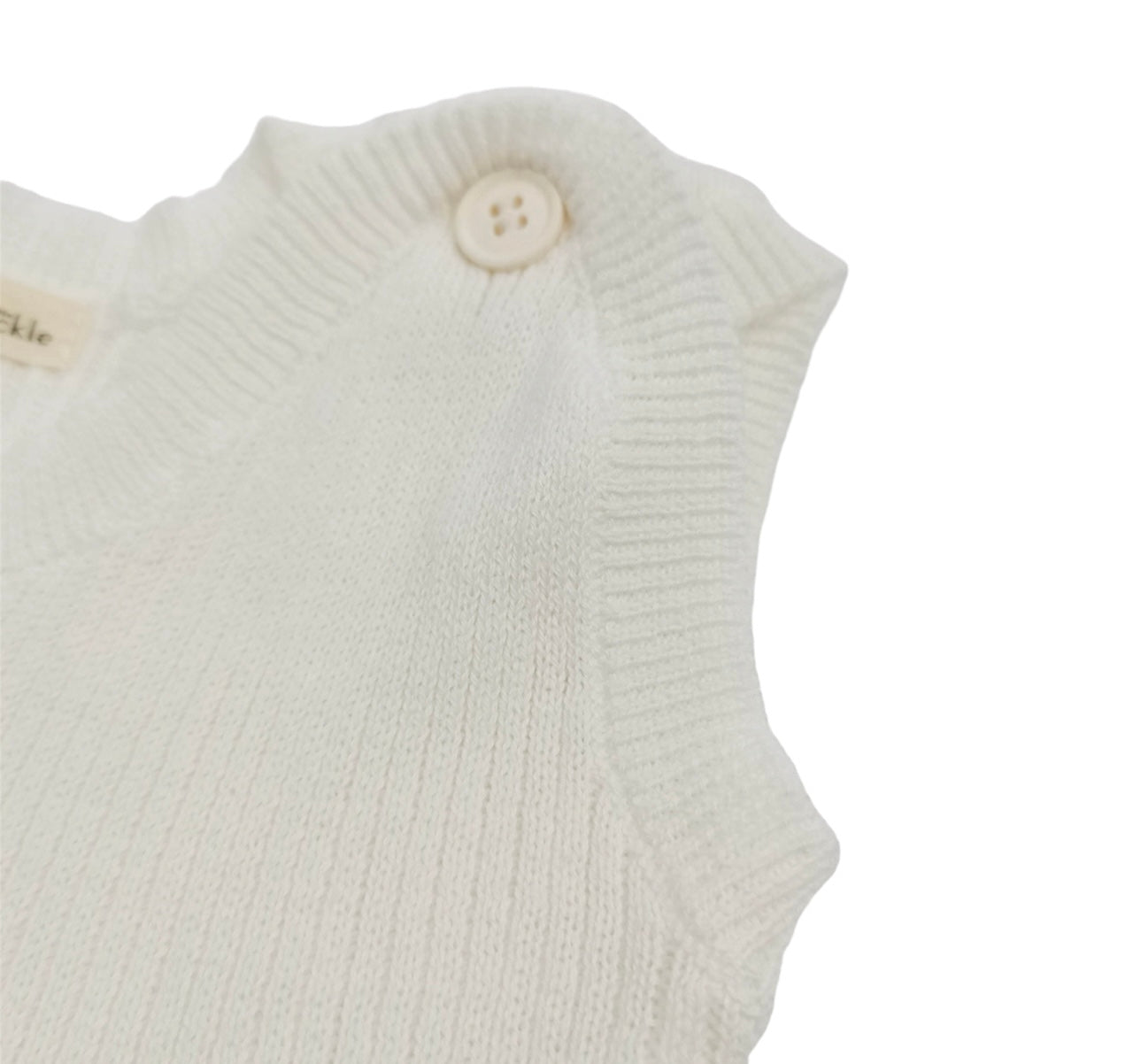 Organic Cotton Traditional Knitted Nightgown Ivory