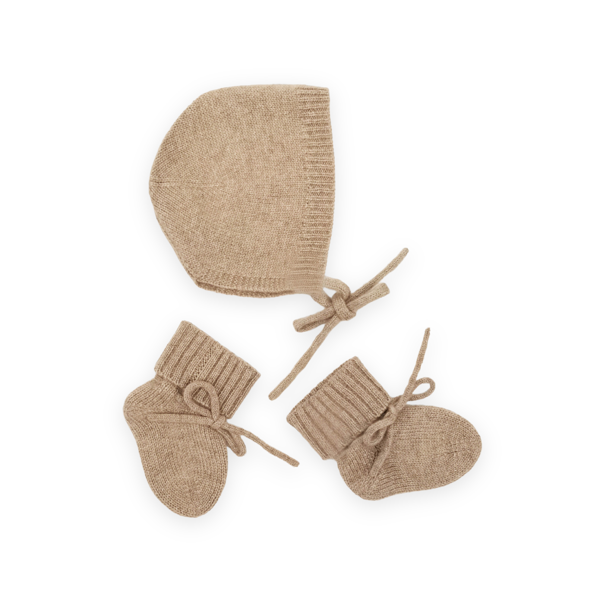 Cashmere baby hat clearance and booties