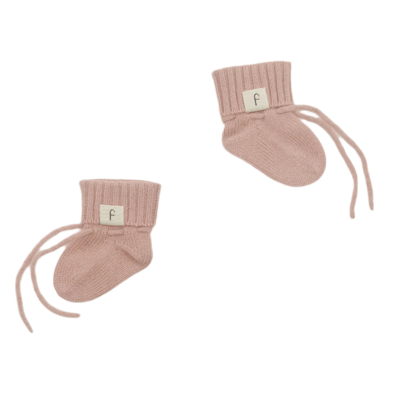 Cashmere Bonnet & Boots Gift Set Pink