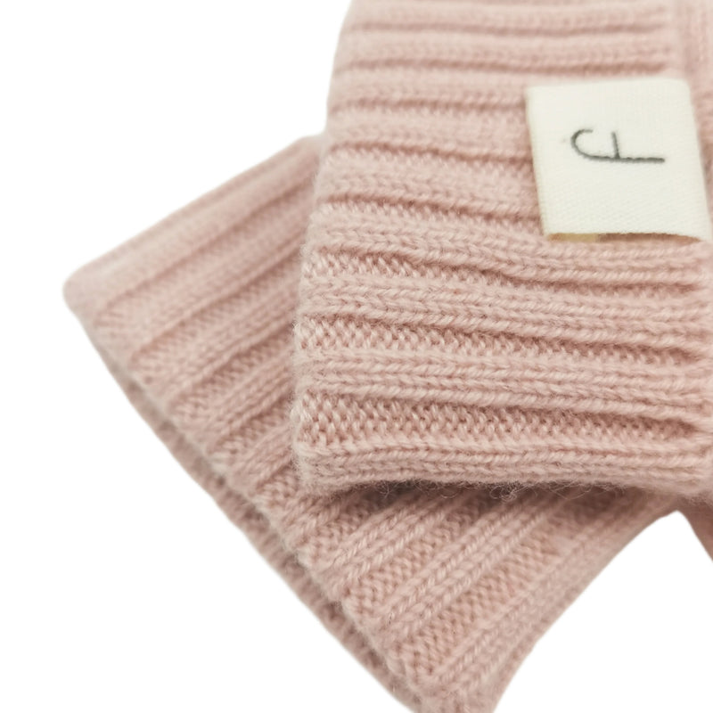 Cashmere Bonnet & Boots Gift Set Pink