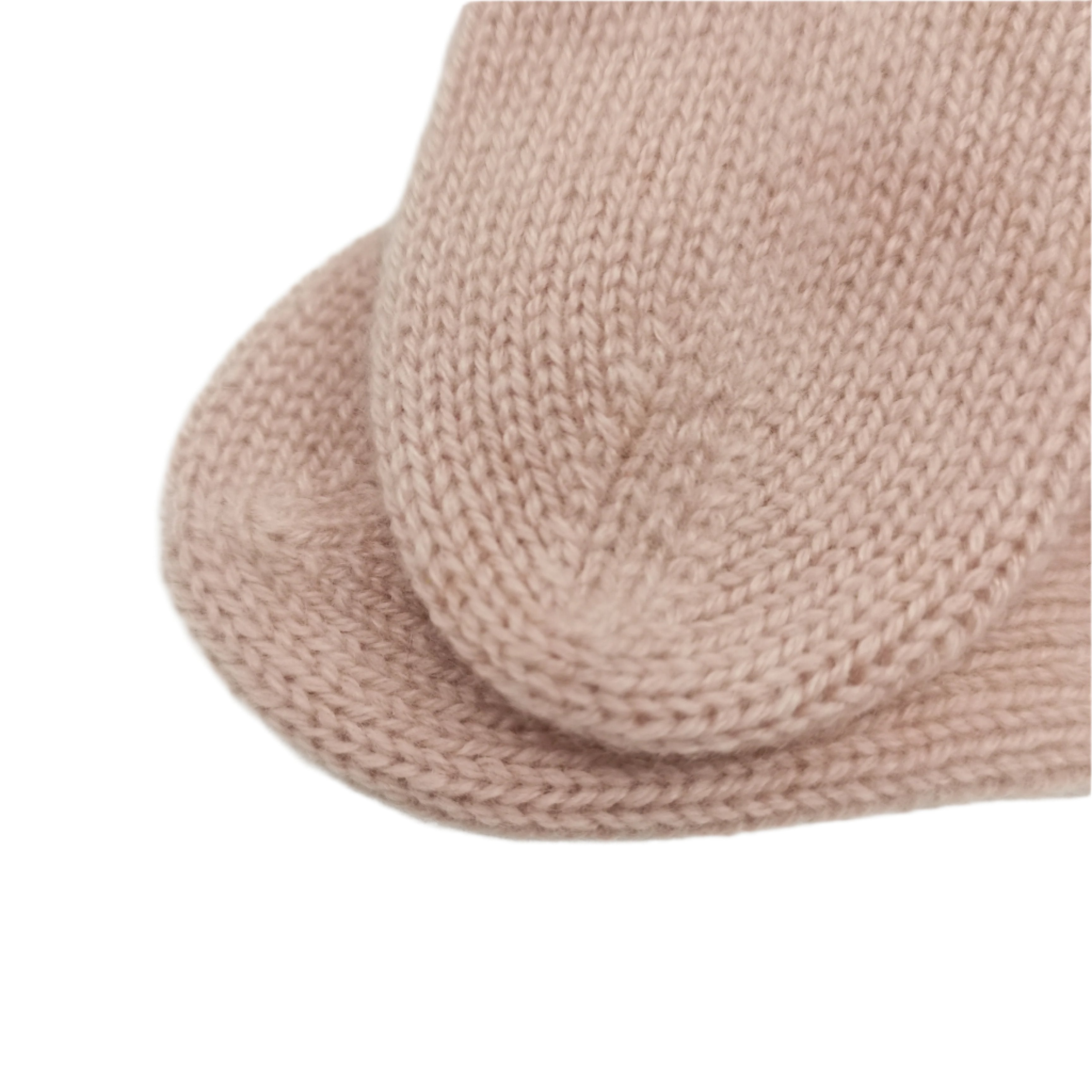 The classic cashmere bootie pink