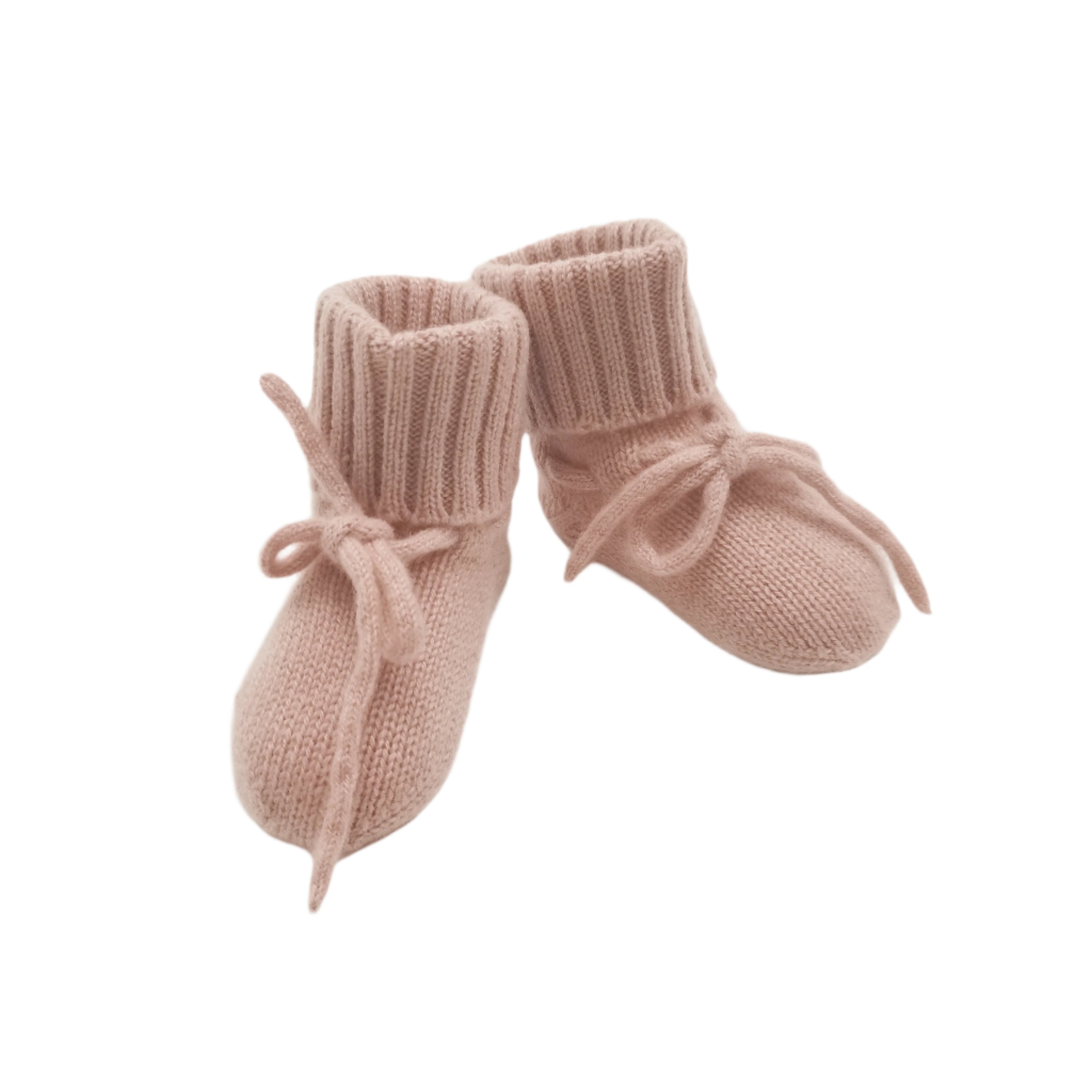 The classic cashmere bootie pink