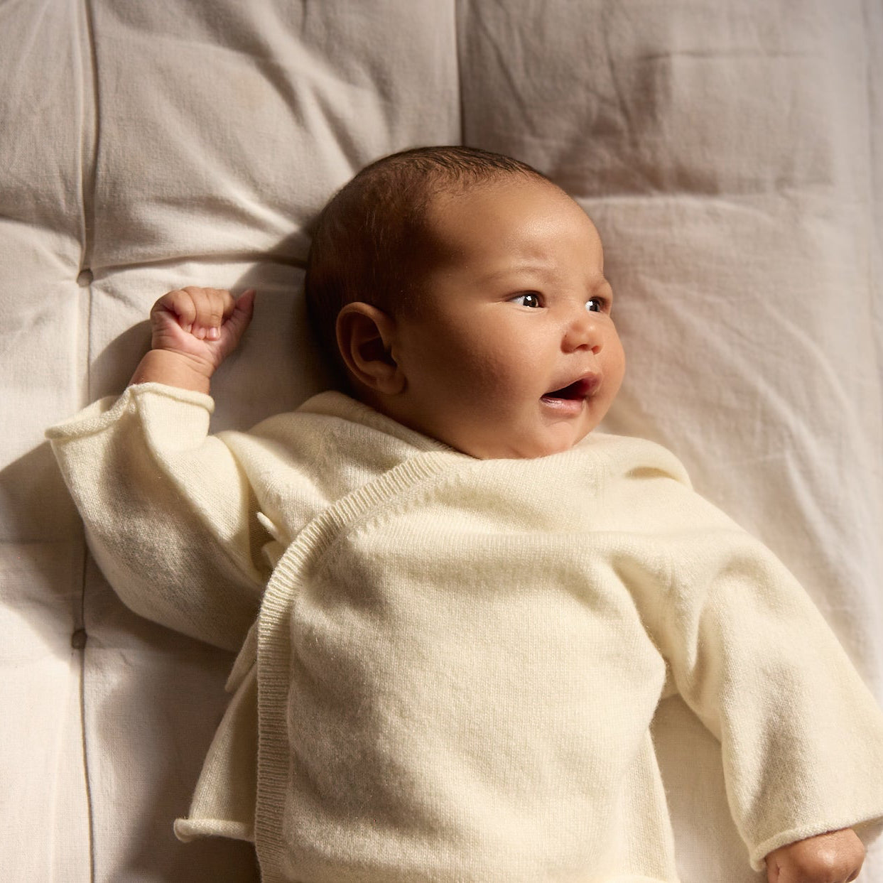 Cashmere Kimono Cardigan Ivory