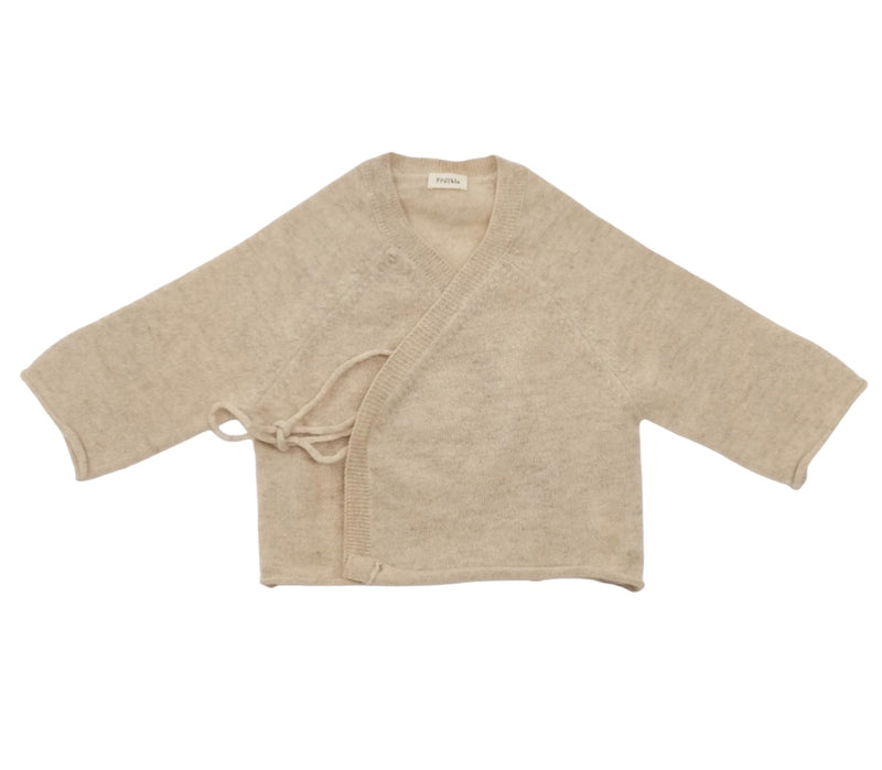 Cashmere Kimono Cardigan Camel