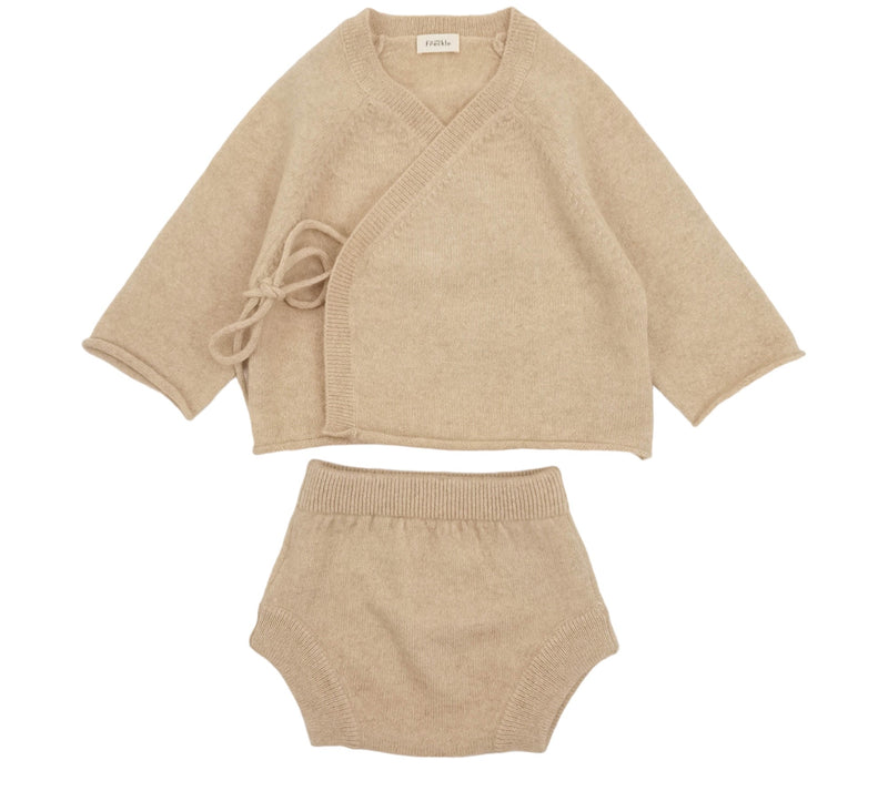 Cashmere 2Pc Bloomer Set Caramel