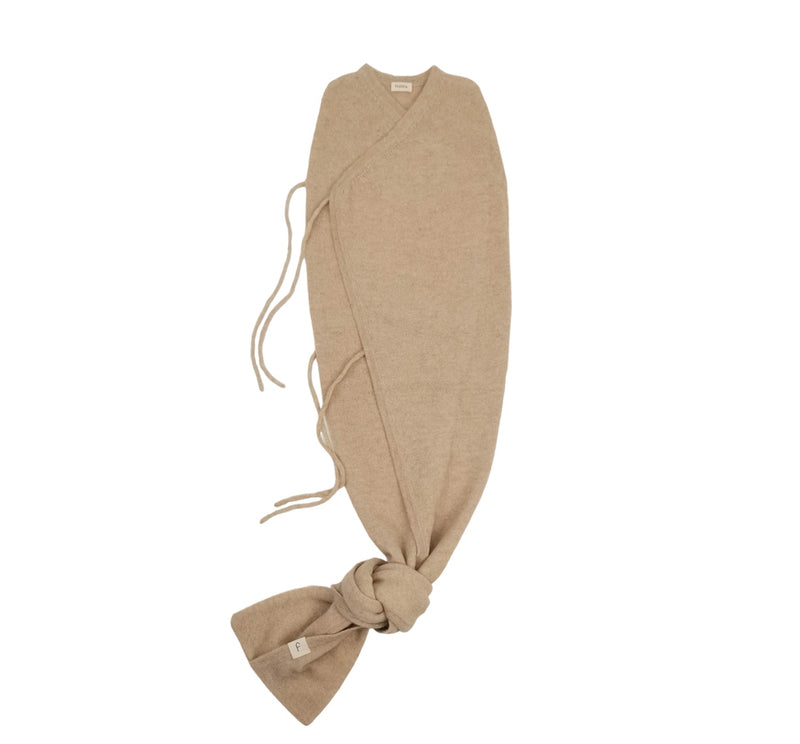 Cashmere Swaddle Wrap Caramel