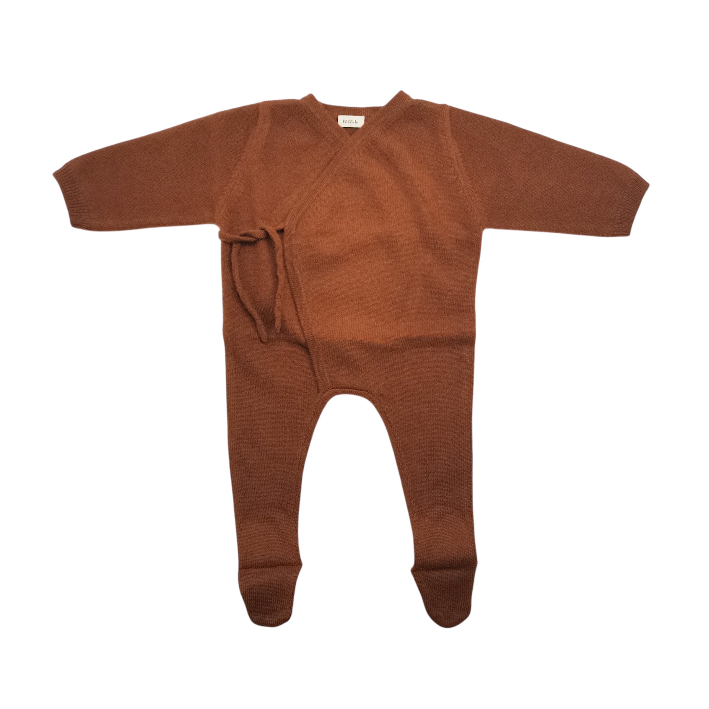 Cashmere Babygrow terracotta