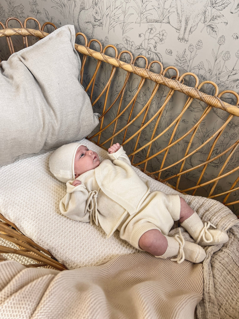 Cashmere Kimono Cardigan Ivory