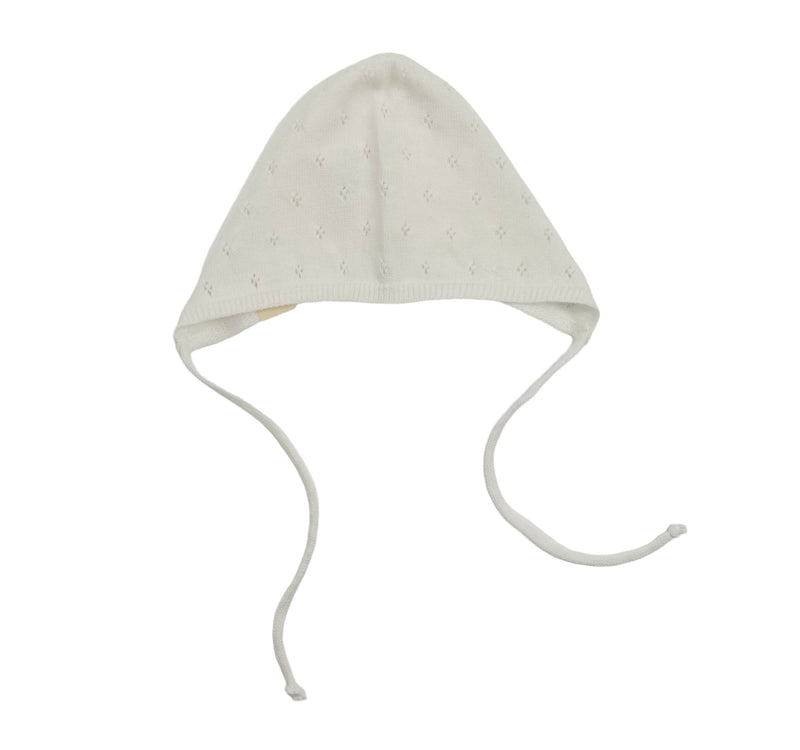 Pointelle Bonnet Ivory