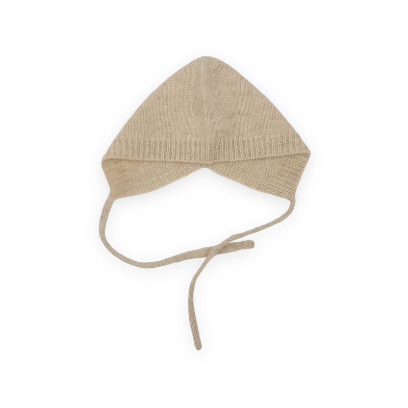 organic cashmere baby bonnet